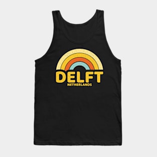 Retro Delft Netherlands Tank Top